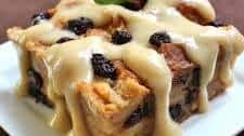 Best Bread Pudding with Vanilla Sauce