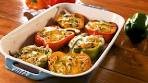 Best Creamy Chicken Stuffed Peppers Recipe - How To Make ...