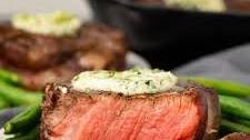 Best Ever Filet Mignon with Garlic Herb Compound Butter (Reverse Sear)