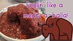 Bison Meatballs with Blackberry Marinara sauce