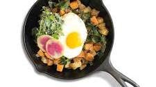 Bison Sausage & Sweet Potato Hash
