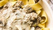 Bison Stroganoff Recipe