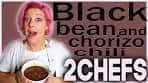 Black bean chorizo chili