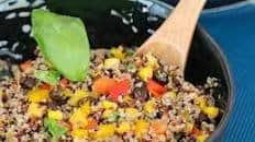 Black Bean, Corn, and Quinoa Salad