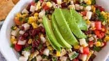 Black Bean, Corn & Jicama Salsa