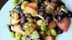 Black Bean, Edamame and Wheat Berry Salad