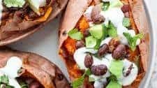 Black Bean Stuffed Sweet Potatoes