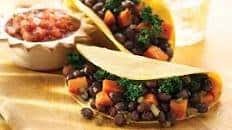 Black Bean, Sweet Potato and Kale Tacos