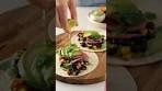Black Bean Tacos with Avocado Cream #vegan ...