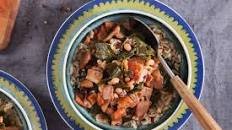 Black-Eyed Pea, Ham and Collard Greens Stew