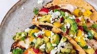 Blackened Chicken Tacos with Mango Avocado Salsa