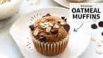 Blender Banana Oatmeal Muffins (Fluffy & Delicious!)