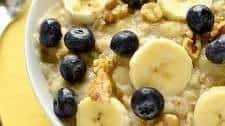 Blueberry Banana-Nut Oatmeal