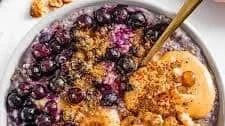 Blueberry Banana Oatmeal - Quick & Oh So Good