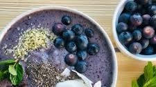 Blueberry Hemp Seed Smoothie Bowl