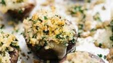 Brie Stuffed Mushrooms