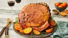 Brown Sugar And Bourbon Glazed Ham