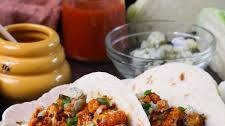 Buffalo Cauliflower Tacos For One