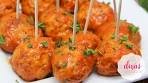 Buffalo Chicken Meatballs! So GOOD!