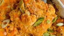 Buffalo Chicken Spaghetti Squash Casserole