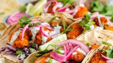 Buffalo Shrimp Tacos