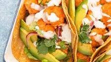 Buffalo Shrimp Tacos