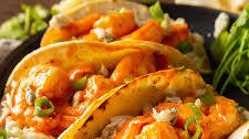 Buffalo Shrimp Tacos