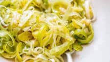 Buttered Sautéed Leeks