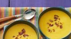 Butternut Squash Soup with Bacon