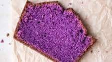 Buttery and Tender Ube Pound Cake