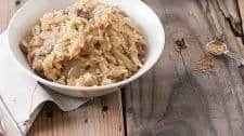 Cabbage and Mushroom Risotto