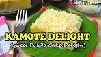 Camote Delight (Sweet Potato Cake)