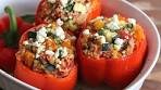 Canadian Beef and Quinoa Stuffed Pepper Recipe