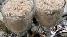 Canadian Maple Rice Pudding