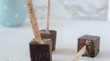 Cannabis infused Vegan Hot Chocolate on a Stick