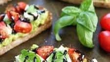 Caprese Avocado Toast