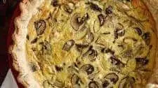 Caramelized Shallot and Mushroom Quiche