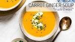 Carrot Ginger Soup Recipe - Best EVER carrot soup!