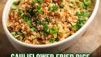 Cauliflower Fried Rice Recipe Without Using Rice | Tasty Low ...