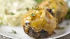 Cheddar BBQ Meatloaf Muffins