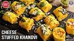 Cheese Stuffed Khandvi | Modern Twist to Old Gujarati Snack ...