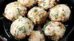 Cheese Stuffed Mushrooms | How To Make Stuffed Mushroom ...