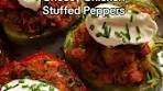 Cheesy Chicken Stuffed Peppers 🫑 On the topic of food waste ...