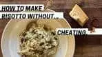 CHEESY, CREAMY RISOTTO. Mushroom risotto with plenty of ...