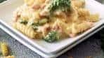 Cheesy Ham & Broccoli Pasta | This 30 minute cheesy ham ...