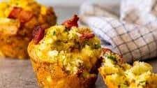 Cheesy jalapeño corn muffins