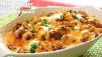 Cheesy Macaroni Hamburger Casserole