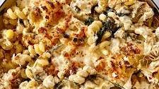 Cheesy Spinach-Artichoke Pasta Bake