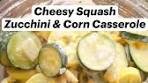 Cheesy Squash Zucchini & Corn Casserole