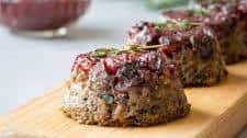 Chestnut Roast with porcini & cranberries